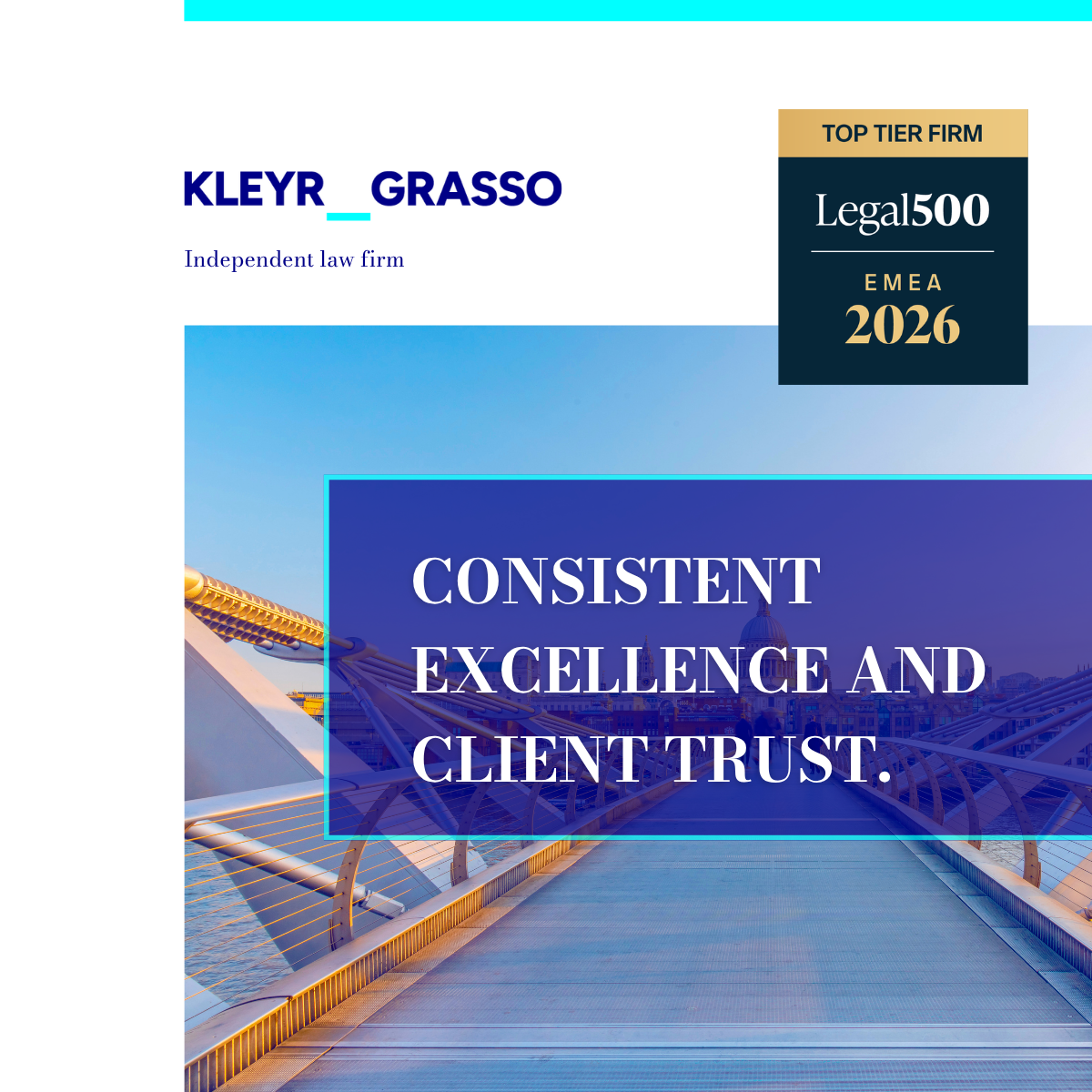 Image Consistent excellence and client trust reaffirmed in The Legal 500 EMEA 2026 edition
