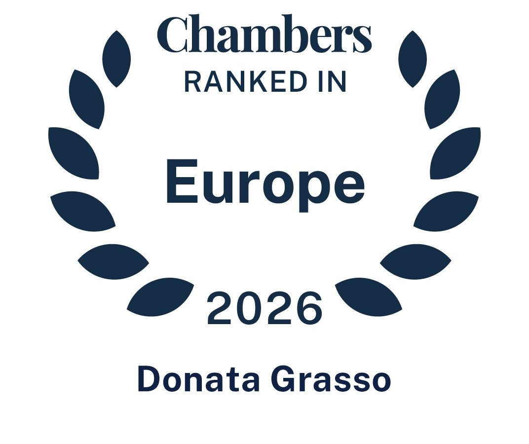 Chambers Europe 2026: Donata Grasso recognised as Leading Individual (Band 2) in Dispute Resolution